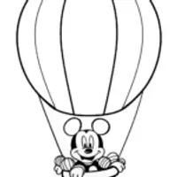 Mickey Mouse hot air balloon