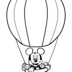 Mickey Mouse hot air balloon