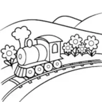 Flower train adventure