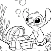 Stitch weaving in an underwater den