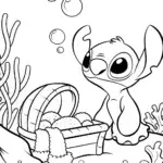 Stitch weaving in an underwater den