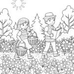Children’s spring treasure hunt