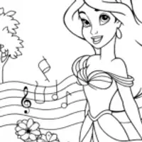 Jasmine conducting a garden symphony