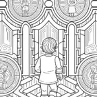 Goku’s mirror maze adventure