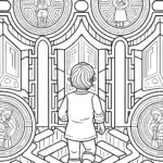 Goku’s mirror maze adventure