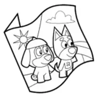 Bluey and Bingo’s treasure map quest