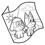 Bluey and Bingo’s treasure map quest