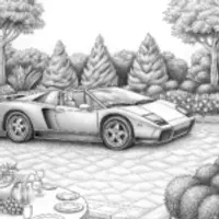 Lamborghini garden party