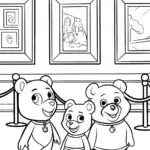 Care Bears art gallery scene