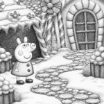 Peppa Pig treasure hunt in Candy Land