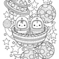 Squishmallows camping in space