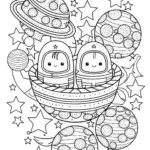 Squishmallows camping in space