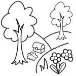 Banban’s treasure hunt in the garden
