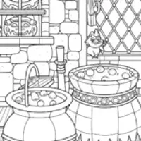 Bowser brewing potions