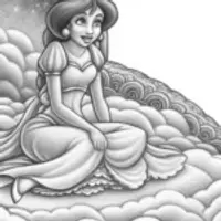 Jasmine on a fluffy cloud