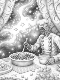 Venom as a cosmic chef