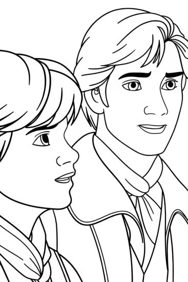 A coloring page of TOM’s time travel coloring page