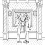 Steve and Alex at the art gallery