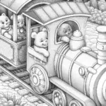 Care Bears train adventure