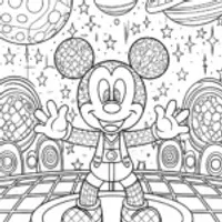 Mickey Mouse’s galactic dance party