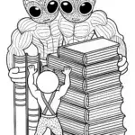 Hulk helps aliens reach books