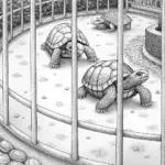 Turtles in a reverse zoo