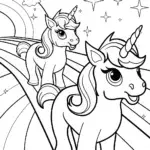 Unicorns on a cosmic runway