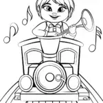 JJ on a musical train ride