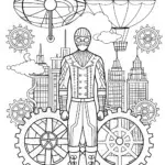 Spider-Man in a steampunk world