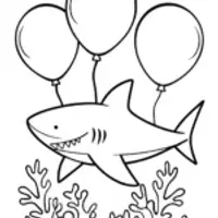 Shark’s underwater balloon festival