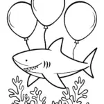 Shark’s underwater balloon festival