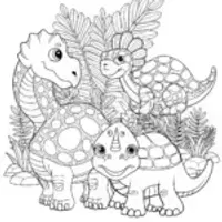 Squishmallow dinosaur and friends