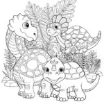 Squishmallow dinosaur and friends