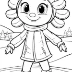 Axolotl ice-skating adventure