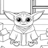 Baby Yoda’s origami workshop