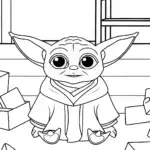 Baby Yoda’s origami workshop