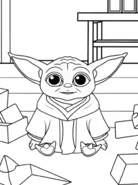 Baby Yoda’s origami workshop