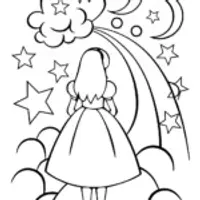 Alice in a celestial garden