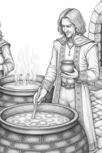 Venom mixing magical potions