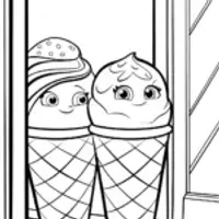 Ice cream cones hide and seek
