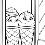 Ice cream cones hide and seek