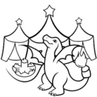 Charizard at the circus