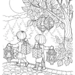 Children’s autumn lantern parade