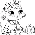 Whiskers the Cat’s tea party