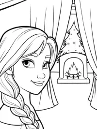 Elsa’s enchanted winter nook