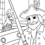 Captain Cluck sailing through time