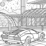 Lamborghini at the intergalactic station