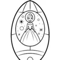 Elsa in a magical starship