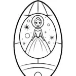 Elsa in a magical starship