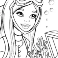 Barbie underwater treasure hunt
